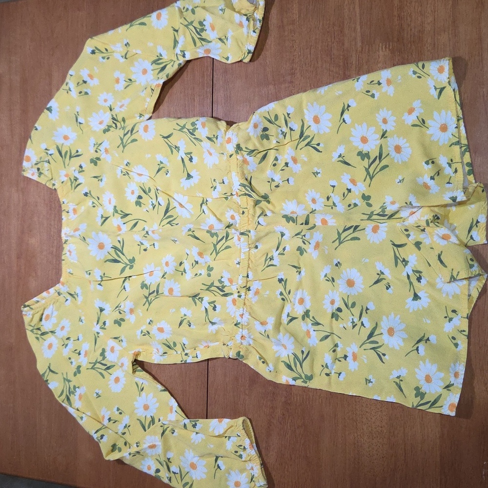 The Children's Place‎ Sunny Floral Romper Size 7/8